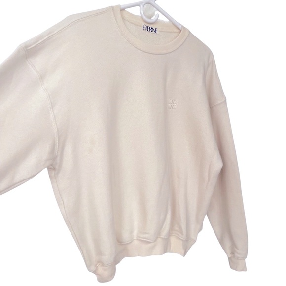 Eterne oversized Crewneck. Creamy color in Perfect like new condition & fast 📦 - Picture 4 of 8
